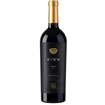 BUDUREASCA THE SIGN SHIRAZ ROSU SEC 0.75L 6/BAX SGR*