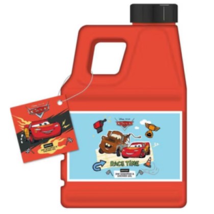 DISNEY CARS SAMPON PAR&GEL DE DUS 510 ML COPII 2IN1 RACE TIME*12