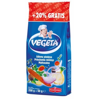 VEGETA 250G+20% DELTAPACK