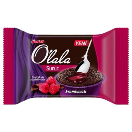 O`LALA SOUFFLE CAKE RASPBERRY 70G(12B)