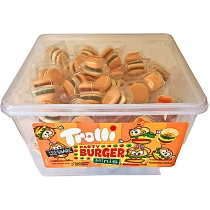TROLLI JELEU MINI BURGER 10G(60B)