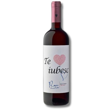 TE IUBESC VIN ROSU 0,75L 6/BAX SGR*