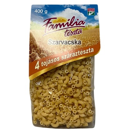 PASTE FAMILIA MACAROANE MICI 4 OUA 400gr 20/BAX