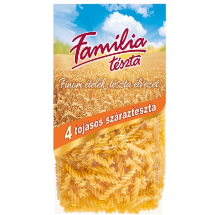 PASTE FAMILIA SPIRALE 4 OUA 400gr 20/BAX
