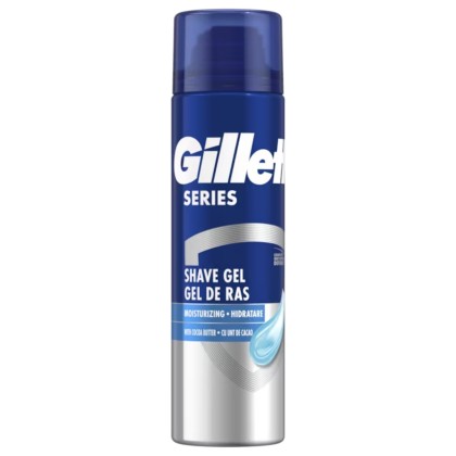 GILLETTE GEL RAS SERIES 200ML MOISTURIZING*6