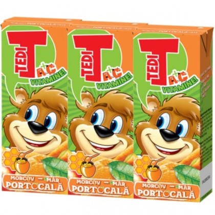 TEDI MORCOV - MAR- PORTOCALA 3X200ML 8/BAX