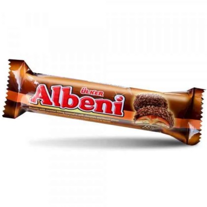 ALBENI BISCUITI CARAMEL 72G(24B)