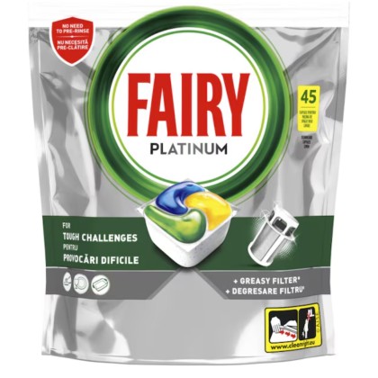 FAIRY CAPSULE MASINA VASE PLATINUM 45BUC LEMON *4