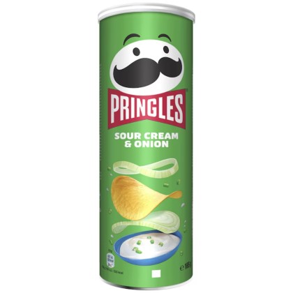 PRINGLES 165 GR SOUR CREAM&ONION *19