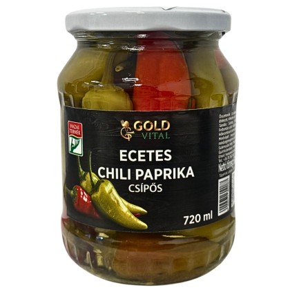 HUNGAREAT ARDEI IUTE CHILLI IN OTET 720ML(8BUC/BAX)