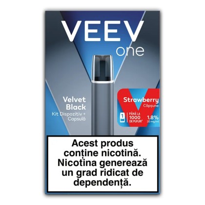 VEEV ONE VELVET BLACK STRAWBERRY