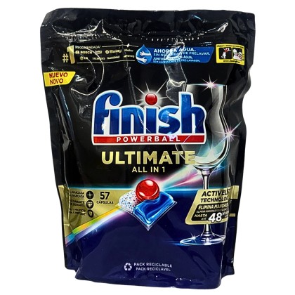 FINISH CAPSULE MASINA VASE 57BUC ULTIMATE ALL IN1*2