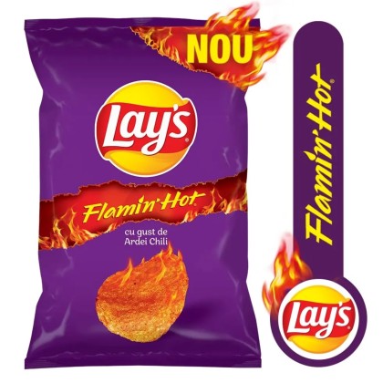 LAY`S FLAMIN HOT CHILLI 70G (28B)