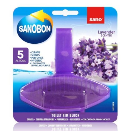 SANOBON ODORIZANT WC MULTI-ACTION APARAT 55G LAVENDER*36