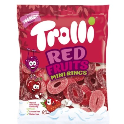 TROLLI JELEU MINIRINGS FRUITS 100G (30B)