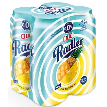 CIUC R. TROPICAL ZERO 4 PACK DOZA 0,5L 6/BAX SGR*