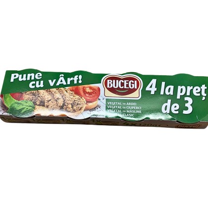 BUCEGI PACK 4 X PATE VEGETAL 120gr