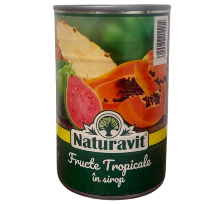 FRUCTE TROPICALE IN SIROP NATURAVIT 425G
