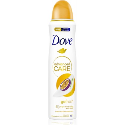DOVE DEO200ML WOM ADVANCED CARE GO FRESH PASSION*6
