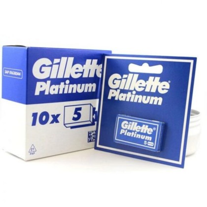GILLETTE LAME RAS PLATINUM 10*5BUC/SET*40