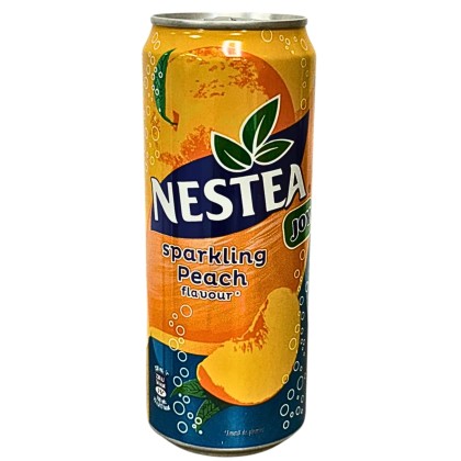 NESTEA JOY SPARKLING PIERSICA 330ml CAN 12/BAX SGR* BUCATA