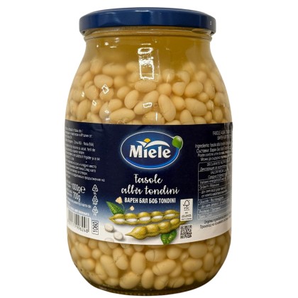 FASOLE TONDINI 1000G ( bob mic, alba) (6BUC)
