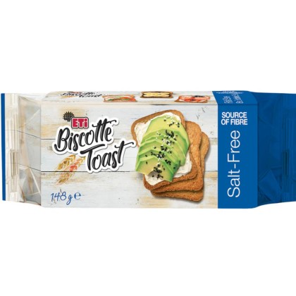 ETI BISCOTTE PAINE PRAJITA FARA SARE 148G (12B)