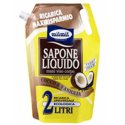 MILMIL SAPUN LICHID REZERVA 2L COCCO&VANIGLIA *8