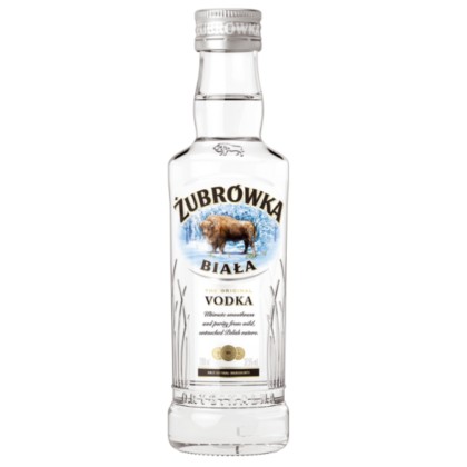 ZUBROWKA VODKA BIALA 37.5% 0.2L 24/BAX SGR*