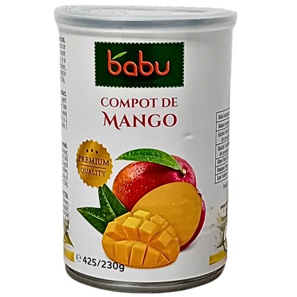 BABU COMPOT MANGO 415ML (24BUC/BAX)