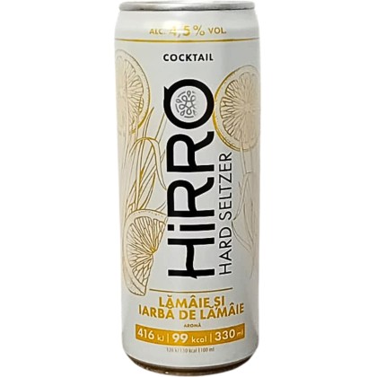 HIRRO SELTZER LEMON 4.5% 0.33L CAN SGR