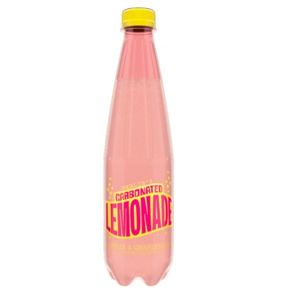 MERLINS CARBONATED LIMONADE LEMON&GRAPE 0.5L 12/BAX SGR*