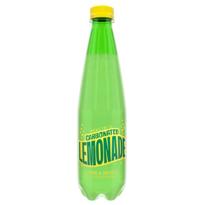 MERLINS CARBONATED LIMONADE LIME&MENTA 0.5L 12/BAX SGR*