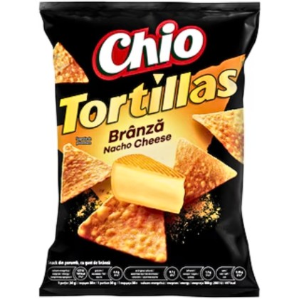 CHIO TORTILLAS NACHO CHEESE 110G