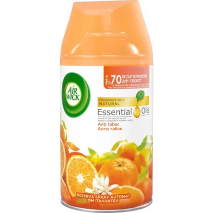 AIR WICK ODORIZANT REZERVA SPRAY 250ML ESSEN. ANTI TABAC *6