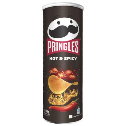 PRINGLES HOT&SPICY 165G