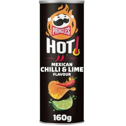 PRINGLES HOT MEXICAN CHILLI&LIME 160GR