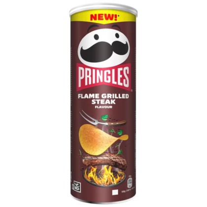 PRINGLES FLAME GRILLED STEAK 165GR