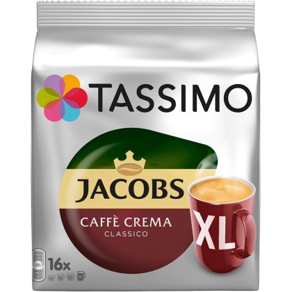 TASSIMO JACOBS CAFFE CREMA CLASICO XL 16BUC
