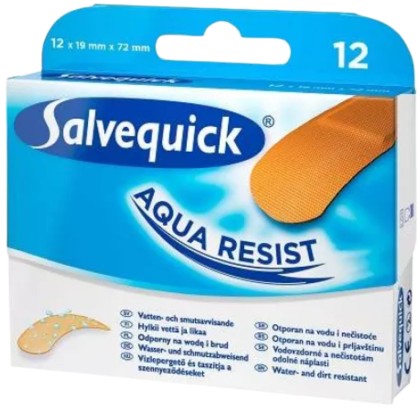SALVEQUICK PLASTURI AQUAREZIST 12BUC