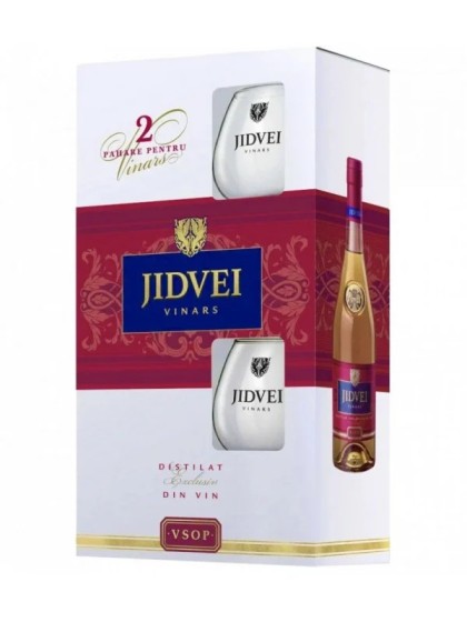 JIDVEI VINARS TARNAVE VSOP 0,7L + 2 PAHARE SGR*