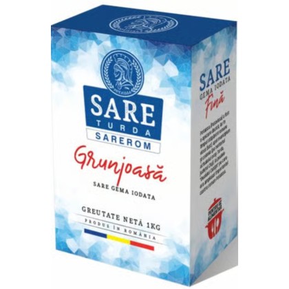 SAREROM SARE IODATA GRUNJOASA, CUTIE 1KG, 12BUC/BAX