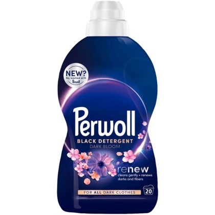 PERWOLL DETERGENT LICHID 1L 20SP BLACK DARK BLOOM*8