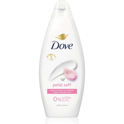 DOVE GEL DE DUS 250ML WOM PETAL SOFT*12