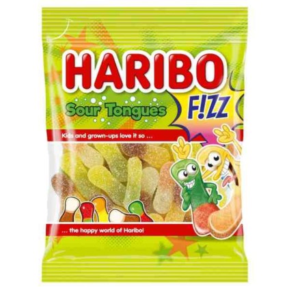HARIBO SOUR TONGUES 100GR*24