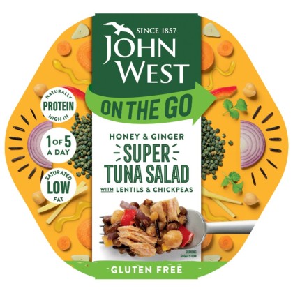SUPER SALD DE TON CU MIERE SI GHIMBIR JOHN WEST 220G