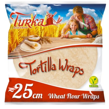 TORTILLA 25CM TURKA 6BUC 360G