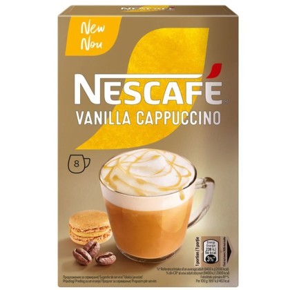 NESCAFE CAPPUCINO VANILLA 8 (8X14G)