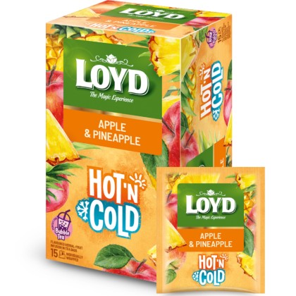 LOYD HOT&COLD APPLE&PINEAPPLE 15X2G (8B)