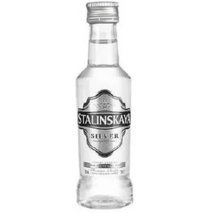STALINSKAYA VODKA 40% SILVER 0.05L